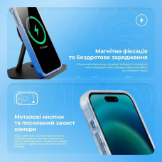 Чехол-силикон Proove Shadow Star Case with MagSafe Ring iPhone 16 Pro Max, белый