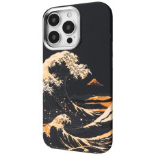 Чохол-силікон Proove Gleam Case with MagSafe Ring iPhone 16 Pro Max, Golden storm