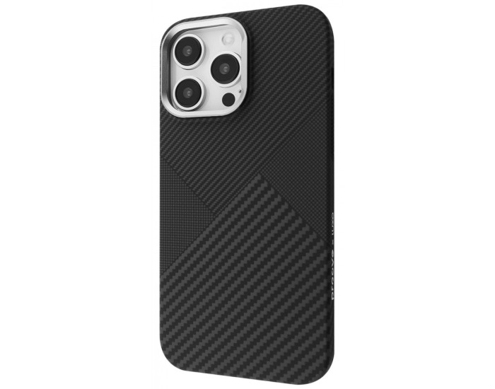 Чехол-силикон Proove Gleam Case with MagSafe Ring iPhone 16 Pro Max, Graphite