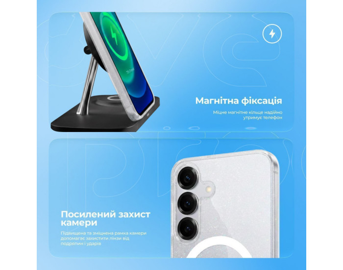 Чохол-силікон Proove Cuprum Case with MagSafe Ring Samsung S24 Ultra, чорний