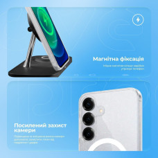 Чохол-силікон Proove Cuprum Case with MagSafe Ring Samsung S25 Ultra, чорний