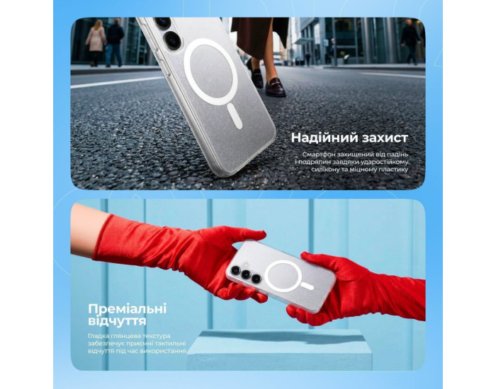 Чохол-силікон Proove Cuprum Case with MagSafe Ring Samsung S25 Ultra, чорний