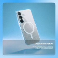 Чохол-силікон Proove Cuprum Case with MagSafe Ring Samsung S26, чорний