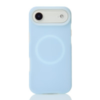 Чехол-силикон Liquid Silicone Full MagSafe iPhone Air, Blue fog