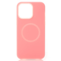 Чехол-силикон Liquid Silicone Full MagSafe iPhone 14 Pro, розовый