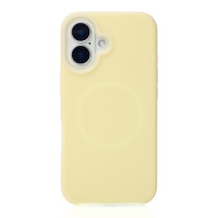 Чехол-силикон Liquid Silicone Full MagSafe iPhone 16, Sunglow