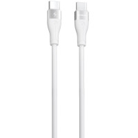 Кабель Proove Soft Silicone Type-C to Type-C 60W (1m) Білий