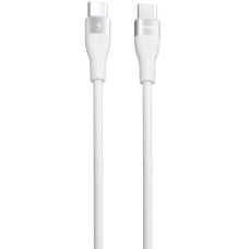 Кабель Proove Soft Silicone Type-C to Type-C 60W (1m) белый