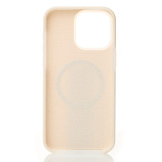 Чохол-силікон Liquid Silicone Full MagSafe iPhone 15 Pro, Cream