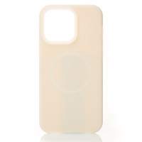 Чехол-силикон Liquid Silicone Full MagSafe iPhone 16 Pro Max, Cream