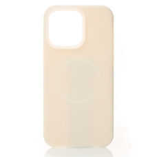 Чохол-силікон Liquid Silicone Full MagSafe iPhone 14 Pro Max, Cream