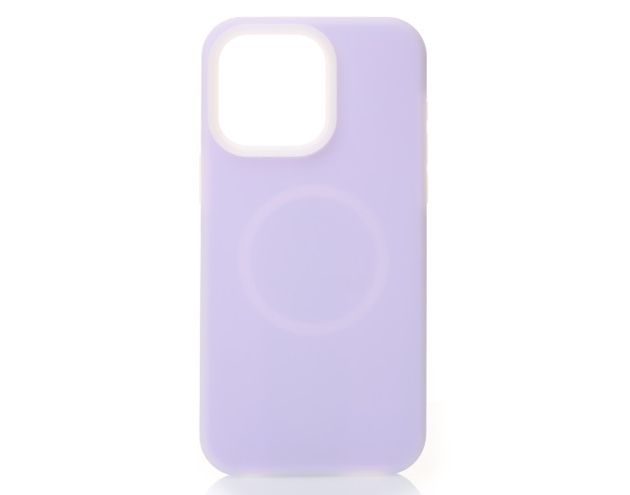 Чехол-силикон Liquid Silicone Full MagSafe iPhone 15, фиолетовый