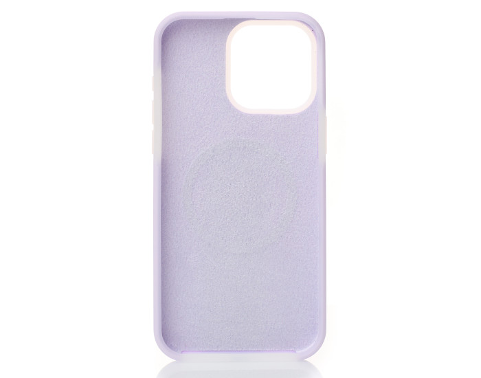 Чехол-силикон Liquid Silicone Full MagSafe iPhone 14 Pro Max, фиолетовый