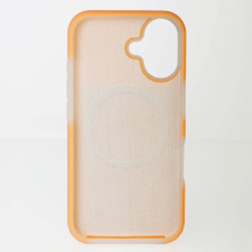 Чохол-силікон Liquid Silicone Full MagSafe iPhone 16, Помаранчевий