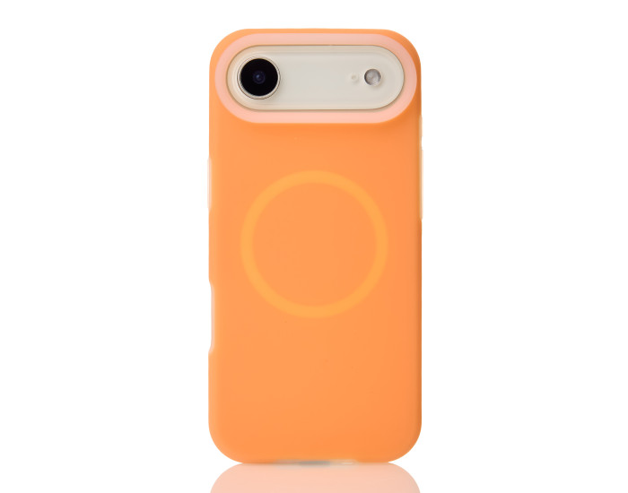 Чехол-силикон Liquid Silicone Full MagSafe iPhone Air, оранжевый