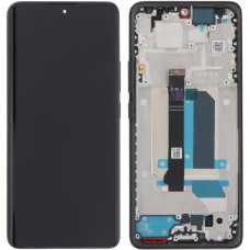 Дисплей с сенсорным экраном (модуль) Xiaomi Redmi Note 14 Pro Plus, черный с рамкой, оригинал