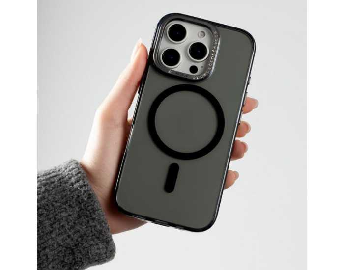 Чехол-силикон Proove VS1 Case with MagSafe Ring iPhone 16 Pro Max, белый