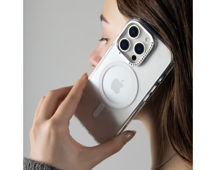 Чехол-силикон Proove VS1 Case with MagSafe Ring iPhone 16 Pro Max, белый