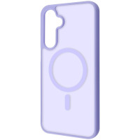 Чехол-силикон WAVE Matte Insane Case with MagSafe Ring Samsung S24 FE, светло-фиолетовый