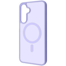 Чохол-силікон WAVE Matte Insane Case with MagSafe Ring Samsung S24 FE, світло-фіолетовий