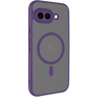 Чехол-силикон TPU Bloom with MagSafe Google Pixel 9A, фиолетовый