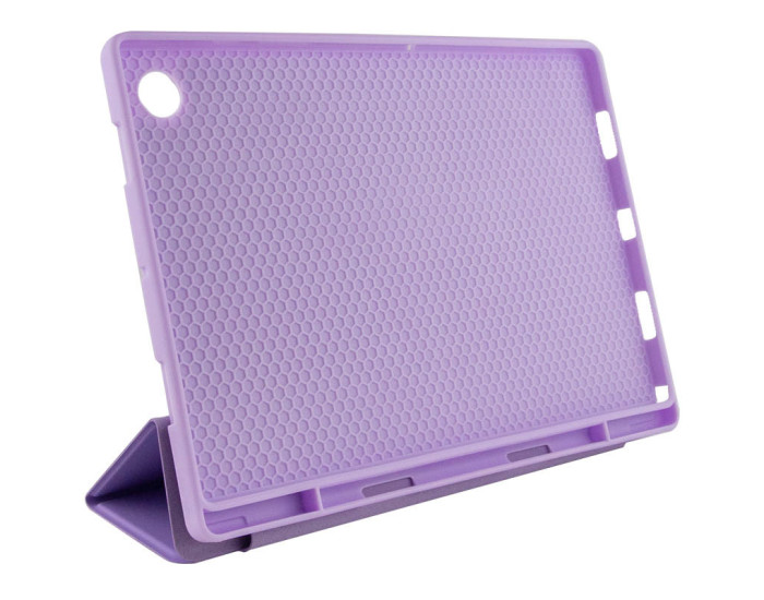 Чехол-книга Book Cover (stylus slot) Samsung Galaxy Tab A8 10.5" (2021) (X200/X205) сиреневый