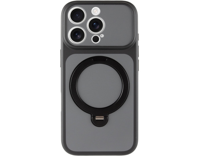 Чохол-силікон Ummi Full Camera with MagSafe HQ Ring iPhone 16 Pro Max, чорний