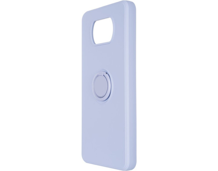 Чехол-силикон Gelius Ring Holder Case Xiaomi Poco X3/ X3 Pro/ X3 NFC, Lilac