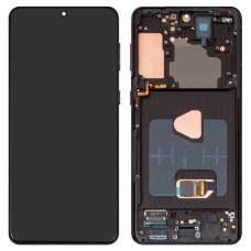 Дисплей с сенсорным экраном (модуль) Samsung G996 Galaxy S21 Plus 5G, черный с рамкой, переклейка