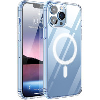 Чохол-силікон WYLD Case MagSafe iPhone 15 Pro Max, Clear
