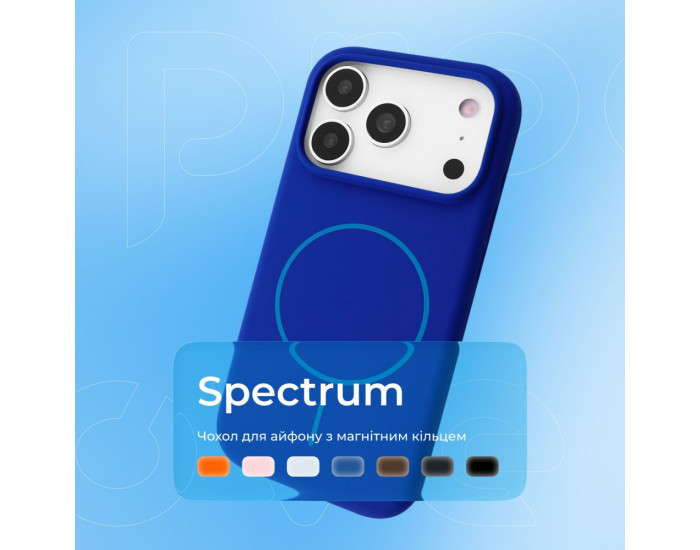 Чохол-силікон Proove Spectrum Case with MagSafe Ring iPhone 16 Pro Max, Sun yellow