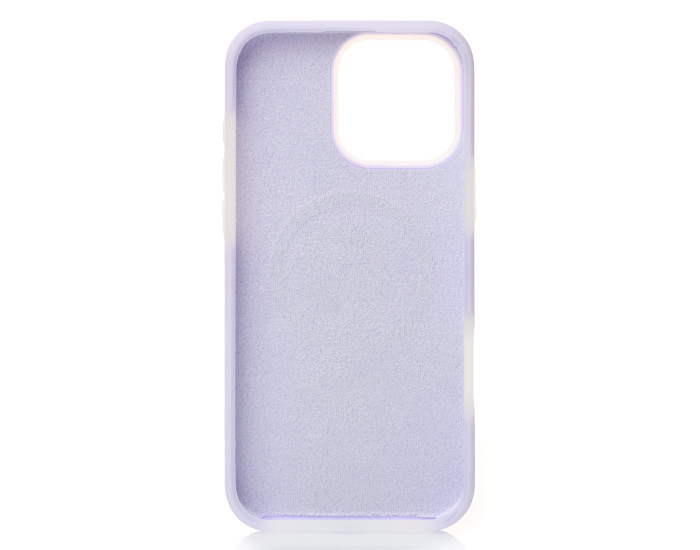 Чехол-силикон Liquid Silicone Full MagSafe iPhone 16 Pro, фиолетовый