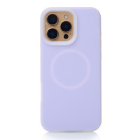 Чехол-силикон Liquid Silicone Full MagSafe iPhone 16 Pro, фиолетовый
