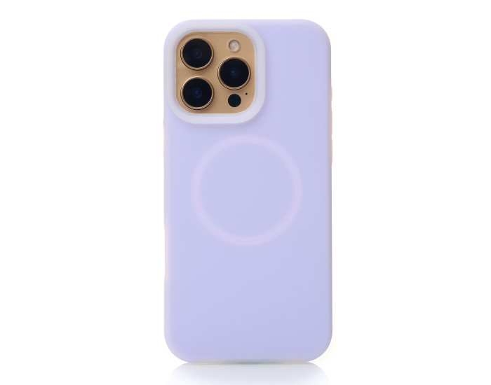 Чехол-силикон Liquid Silicone Full MagSafe iPhone 16 Pro, фиолетовый