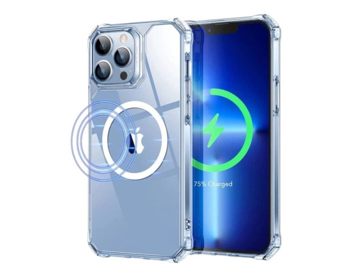 Чохол-силікон EVO Clear MagSafe iPhone 13 Pro, Transparent
