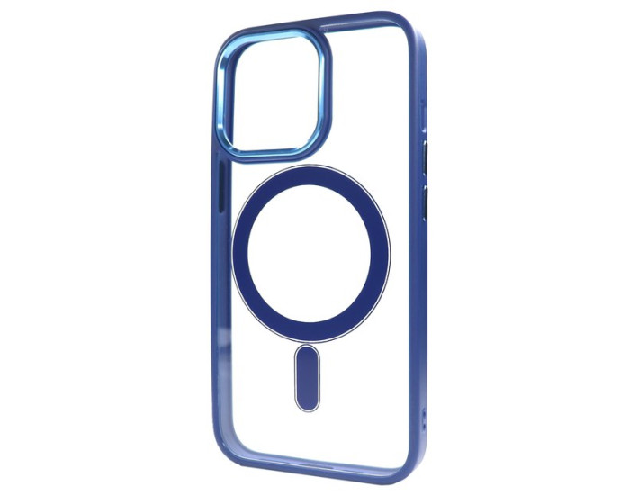 Чехол-силикон CRISTAL GUARD MagSafe Case iPhone 14 Pro Max, Dark blue