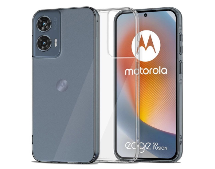 Чохол-силікон Epic Transparent 1,5mm Motorola Moto Edge 50 Fusion, Прозорий