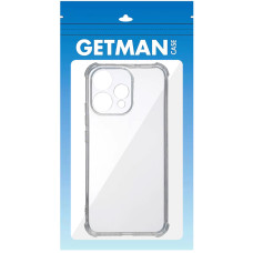 Чохол-силікон Getman Ease logo посилені кути Full Camera Oppo Reno 15, Прозорий