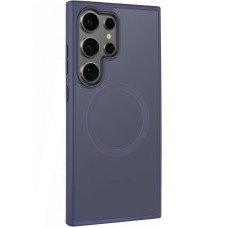 Чохол-силікон Ummi Colorful with MagSafe Ring Samsung S25 Ultra, Navy blue