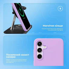 Чохол-силікон Proove with MagSafe Ring Samsung Galaxy Flip 7, Black