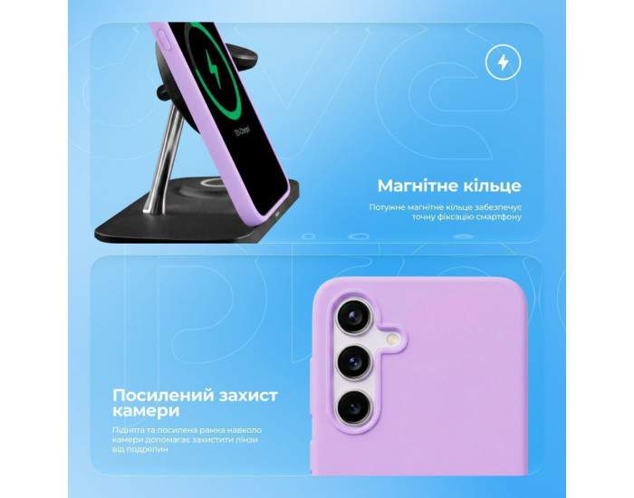 Чохол-силікон Proove with MagSafe Ring Samsung Galaxy Flip 7, Black