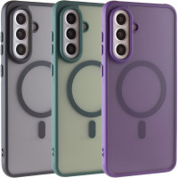 Чохол-силікон TPU Bloom with MagSafe Samsung S26 FE, Зелений