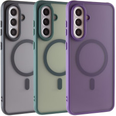 Чохол-силікон TPU Bloom with MagSafe Samsung S26 FE, Зелений