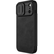Чехол-книга кожанный Nillkin Qin Pro Camshield iPhone 17 Pro Max, Black