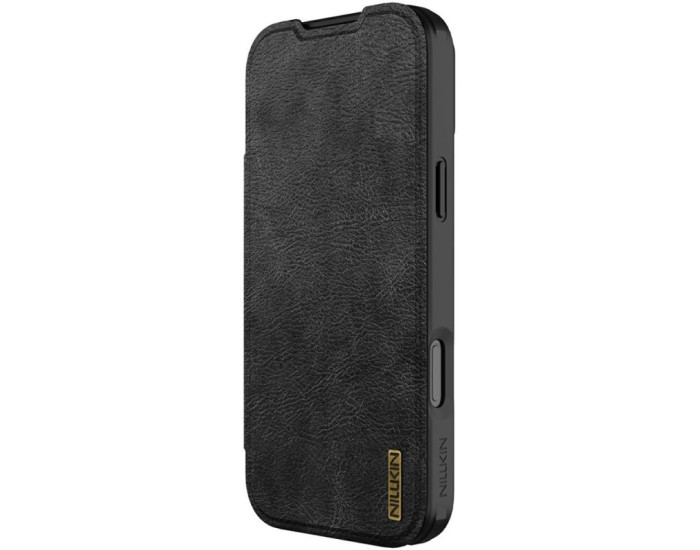 Чехол-книга кожанный Nillkin Qin Pro Camshield iPhone 17 Pro Max, Black