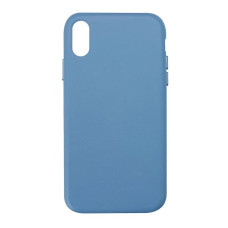 Чехол силиконовый Leather iPhone XR, Blue