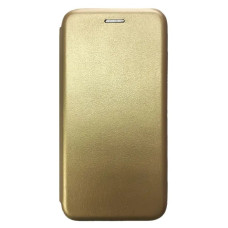 Чехол-книга Level iPhone XR, золотистый