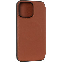 Чехол-книга Premier Book Case (Magsafe) iPhone 15 Pro, Individual brown