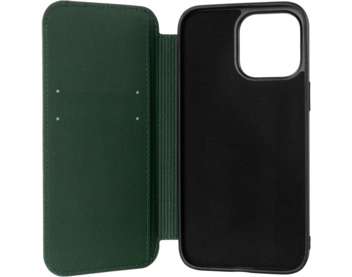 Чехол-книга Premier Book Case (Magsafe) iPhone 15 Pro, Forest green