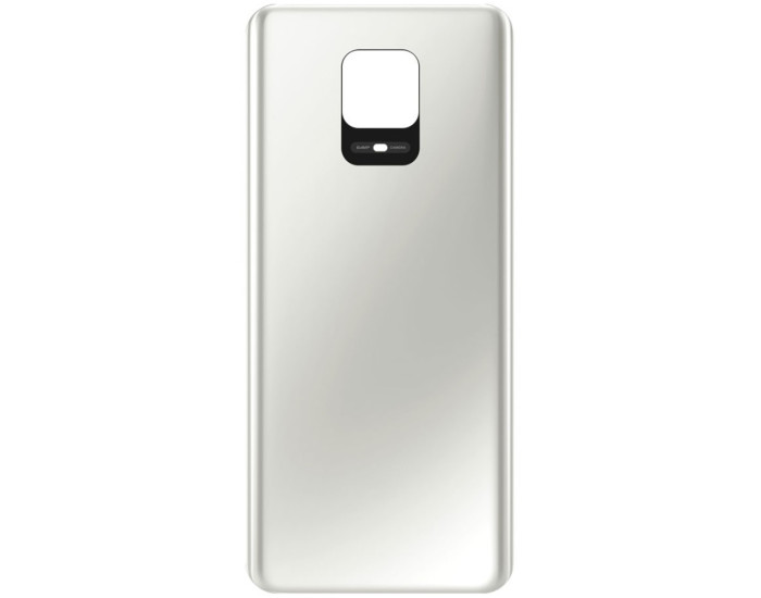 Задняя панель корпуса для Xiaomi Redmi Note 9 Pro, белая, оригинал (64MP)